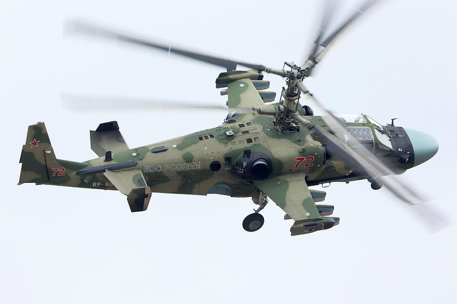 Ka-52 Alligator Attack Helicopter Photograph by Artyom Anikeev - Fine ...