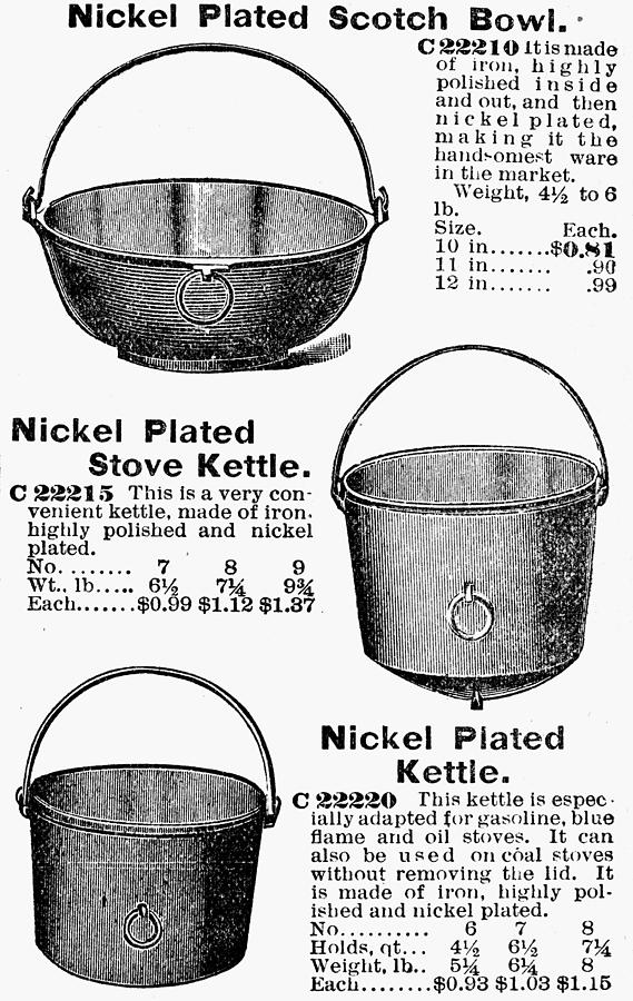 Kettle Advertisement, 1900 #2 Painting by Granger