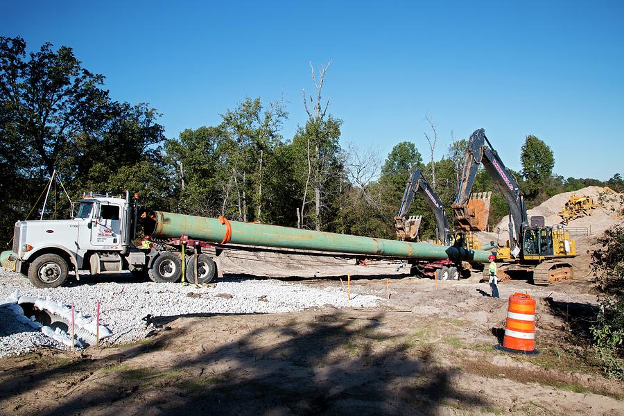 Keystone Xl Pipeline Construction Photograph by Jim West - Fine Art America