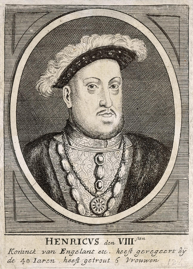 King Henry Viii (1491 - 1547) King Drawing by Mary Evans Picture ...