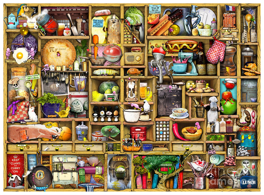 Kitchen Cupboard #2 Digital Art by MGL Meiklejohn Graphics Licensing