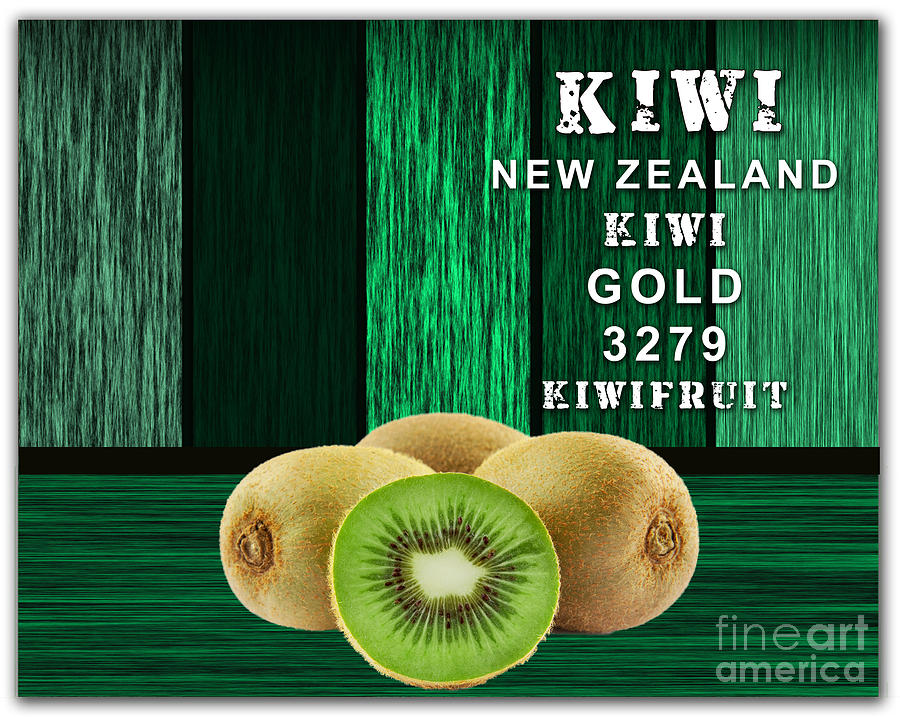 Fruit Mixed Media - Kiwi Farm #2 by Marvin Blaine