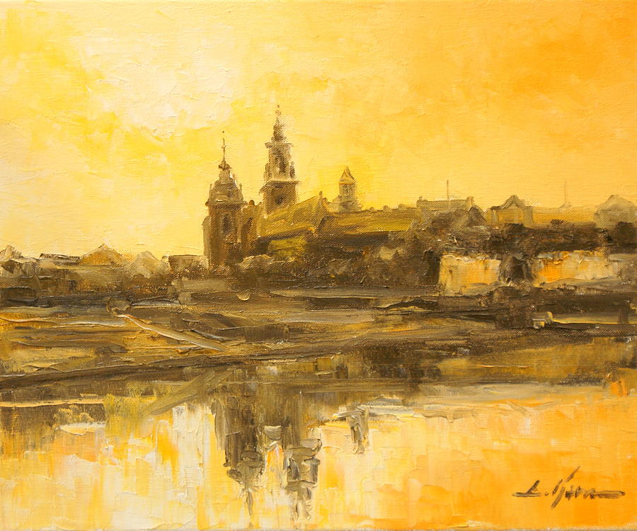 Krakow - Wawel Castle #2 Painting by Luke Karcz