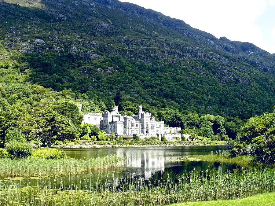 Mountain Photograph - Kylemore Abbey #2 by Norma Brock