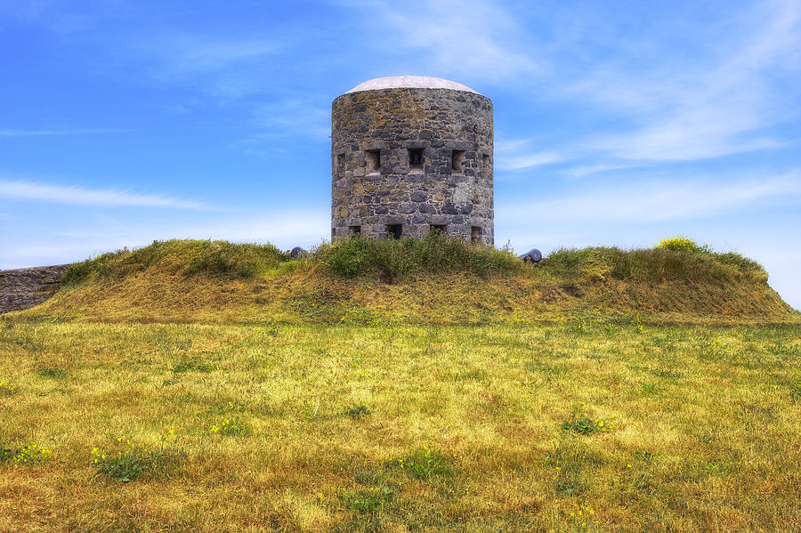 Loophole Photograph - La Rousse Tower - Guernsey #2 by Joana Kruse