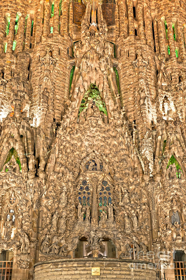 La Sagrada Familia - Barcelona #2 Photograph by Luciano Mortula