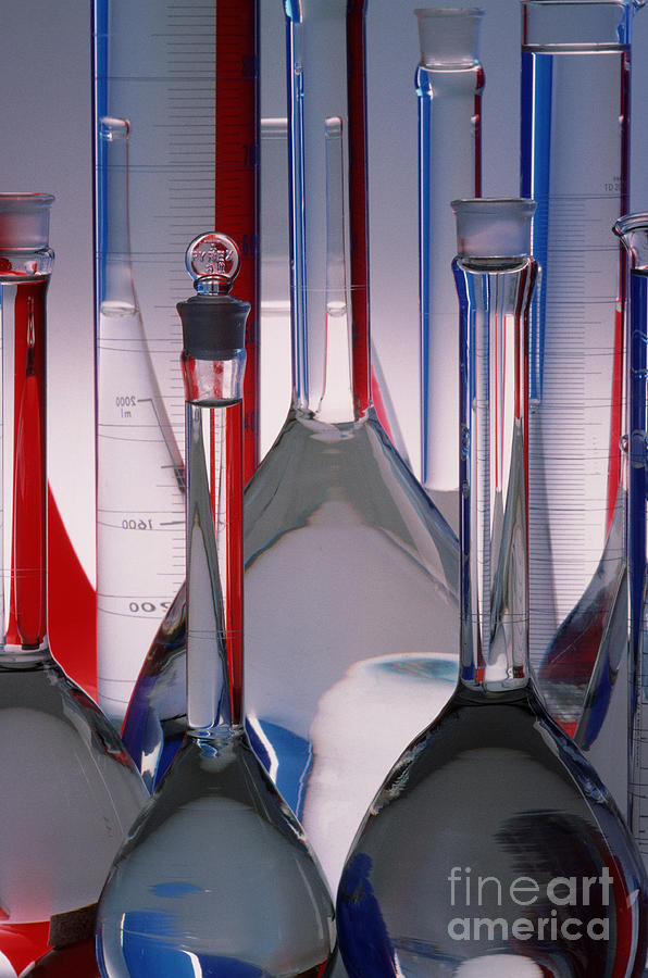 Laboratory Glassware #2 Photograph by Charlotte Raymond