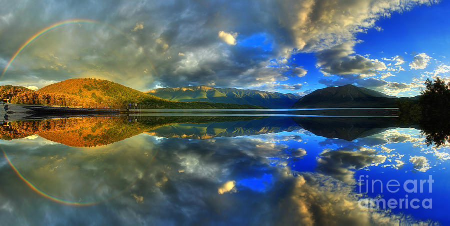 Nature Photograph - Lake Rotoiti #3 by Fabian Roessler