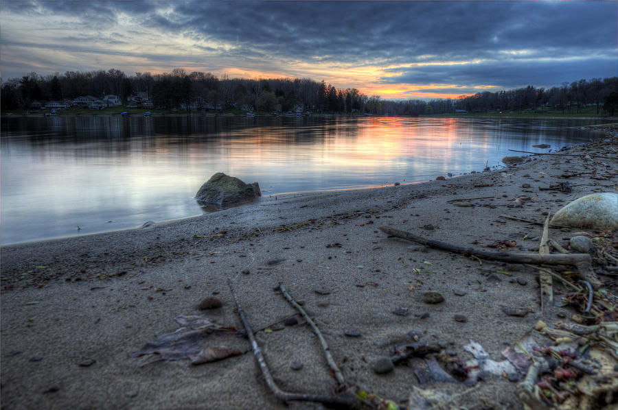 Lake Sunset #2 Photograph by David Dufresne
