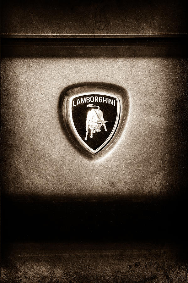 Lamborghini Diablo SE Roadster Emblem #2 Photograph by Jill Reger