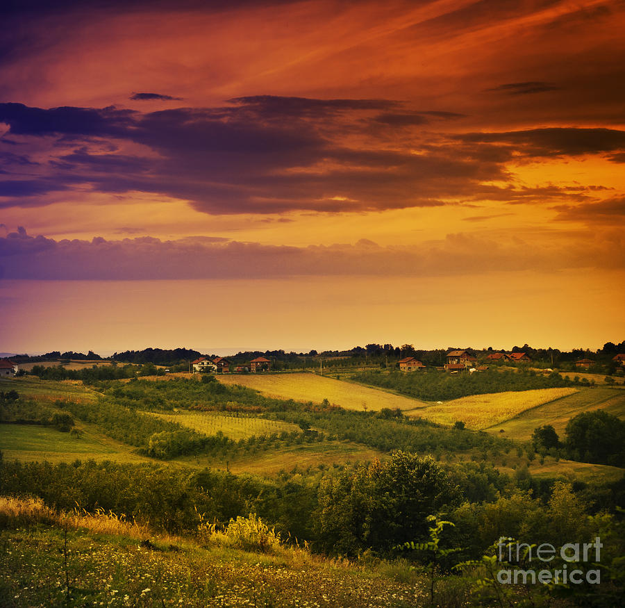 Sunset Photograph - Landscape #1 by Jelena Jovanovic