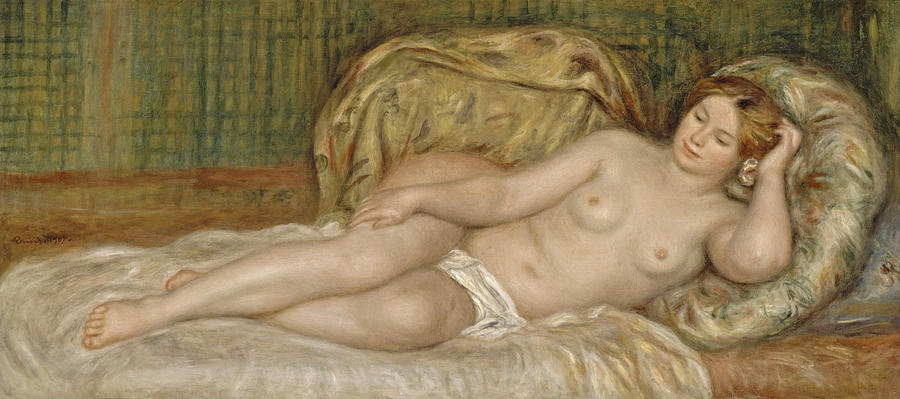 Large Nude #6 Painting by Pierre-Auguste Renoir