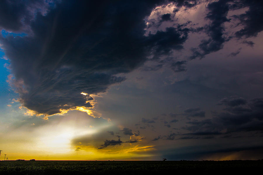 Late Afternoon Nebraska Thunderstorms #3 Photograph by NebraskaSC