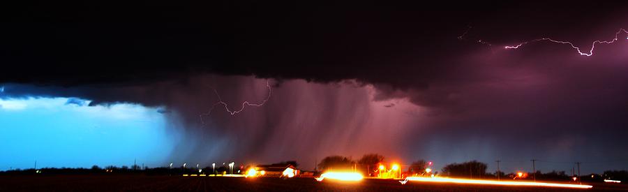 Nebraska Photograph - Late Evening Nebraska Thunderstorm #4 by NebraskaSC
