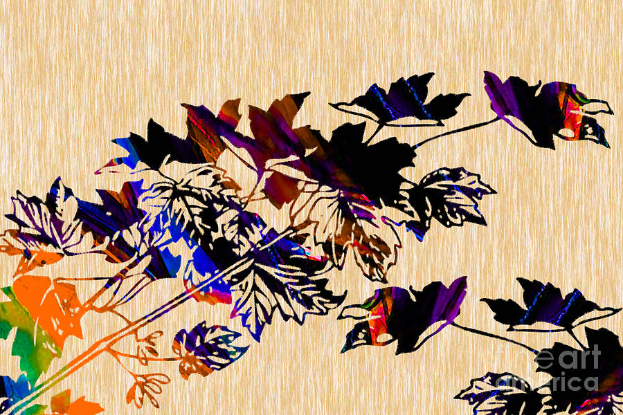 Fall Mixed Media - Leaves #2 by Marvin Blaine