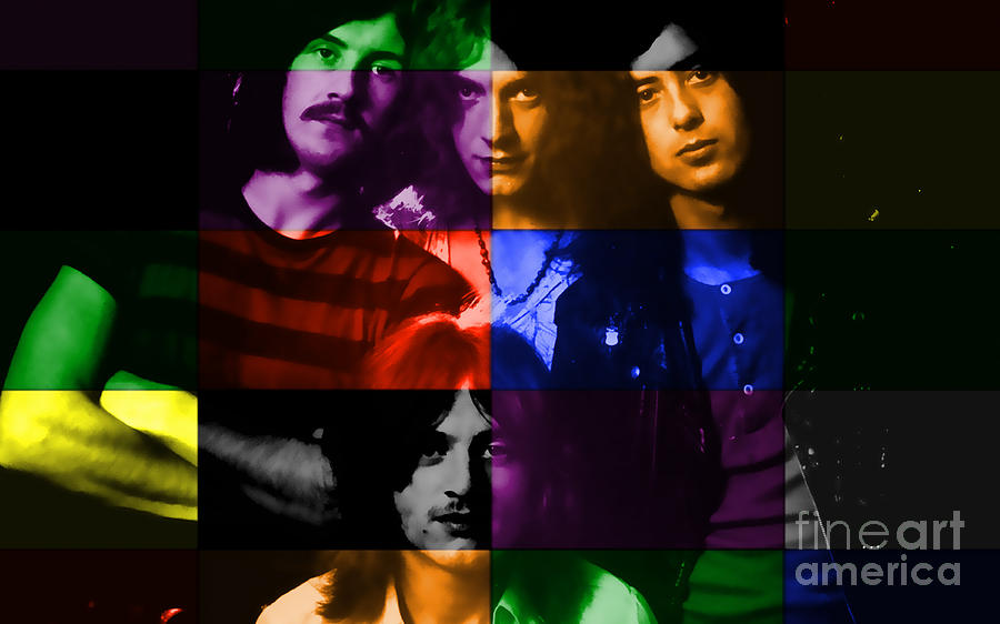 Led Zeppelin #2 Mixed Media by Marvin Blaine