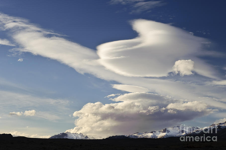 Lenticular Clouds Over Argentina #2 Photograph by John Shaw