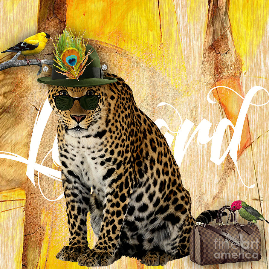 Leopard Mixed Media - Leopard Collection #2 by Marvin Blaine