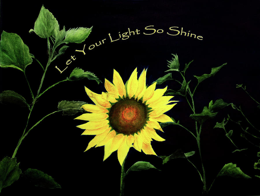 Let Your Light So Shine Painting by Nila Jane Autry