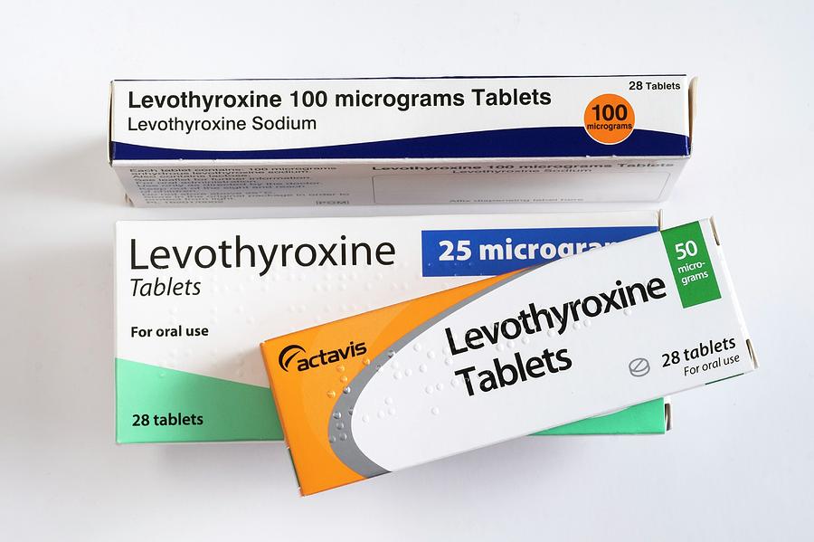 Levothyroxine Thyroid Hormone Drug Photograph by Saturn Stills/science