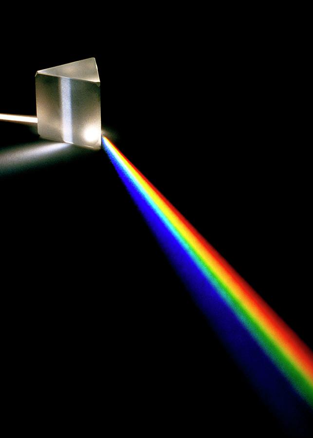 Light Passing Through Prism #2 Photograph by David Parker/science Photo Library
