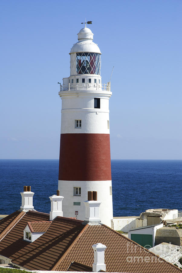 Lighthouse at Europa Point Gibraltar #2 Photograph by Ruth Hofshi