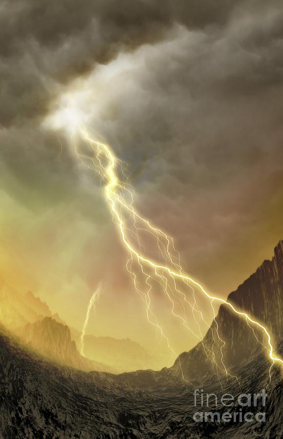 Lightning On Venus by Take 27 Ltd