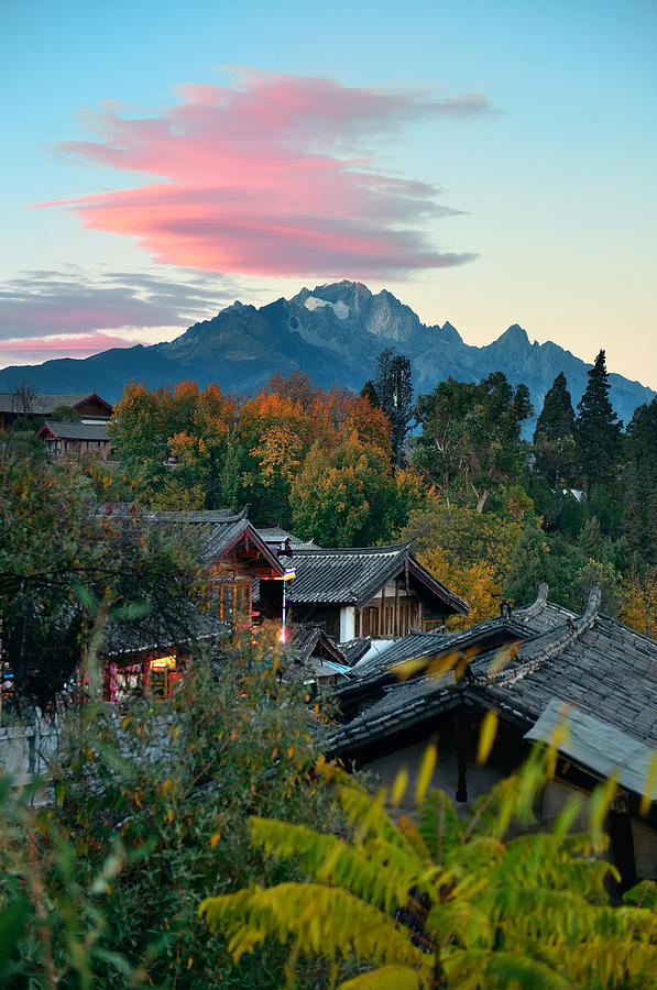 Lijiang old buildings #2 Photograph by Songquan Deng
