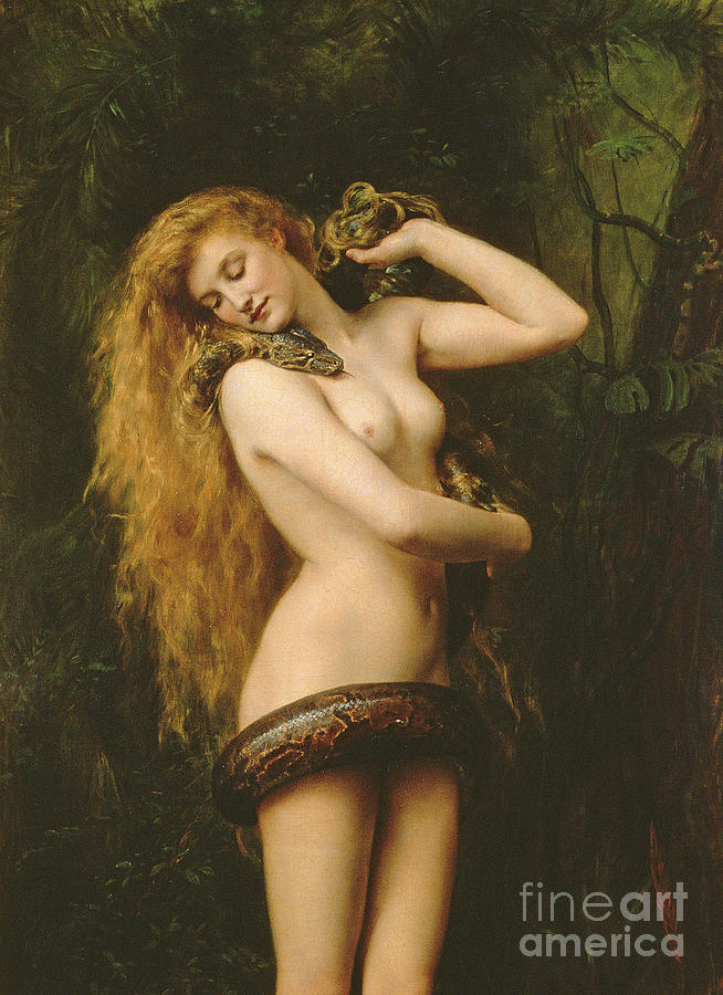 Lilith Painting by John Collier