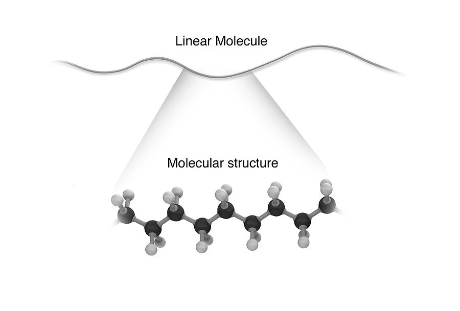 Linear Molecule Photograph by Mikkel Juul Jensen