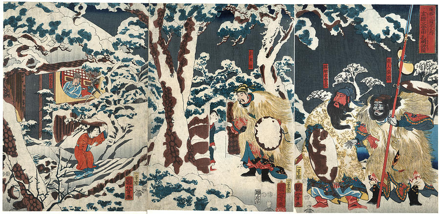 Winter Painting - Liu Bei (161-223) #2 by Granger