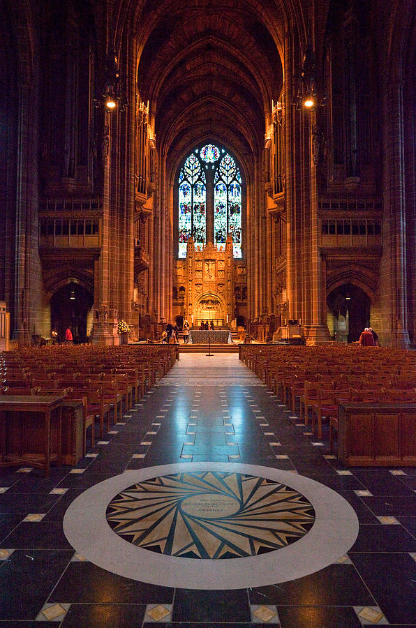 Color Image Photograph - Liverpool Cathedral, Liverpool #2 by Panoramic Images