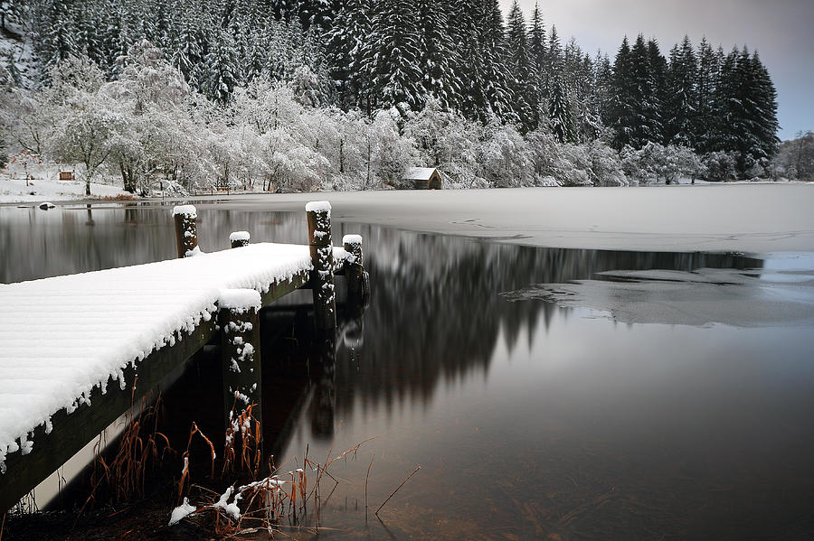 Loch Ard Winter Scene #2 Photograph by Grant Glendinning