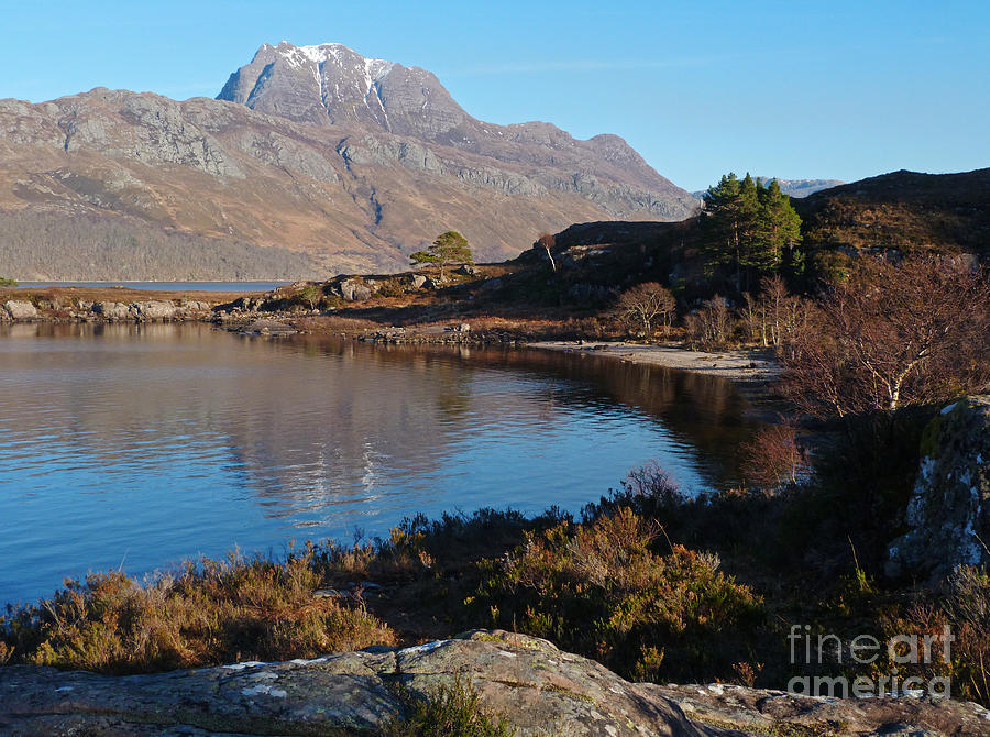 Loch Maree and Slioch Photograph by Phil Banks