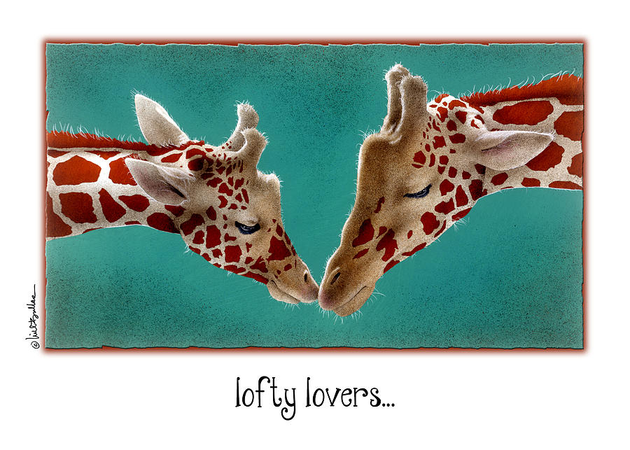 Lofty Lovers... #1 Painting by Will Bullas