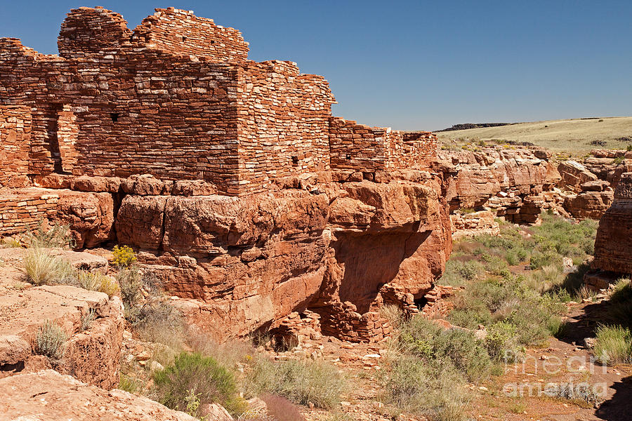 Lomaki Pueblo in Wupatki National Monument #2 Photograph by Fred Stearns