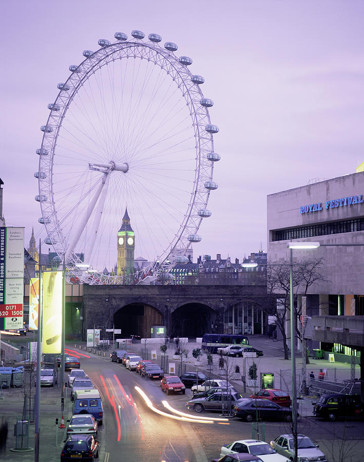 London Eye Photograph by Andy Williams/science Photo Library