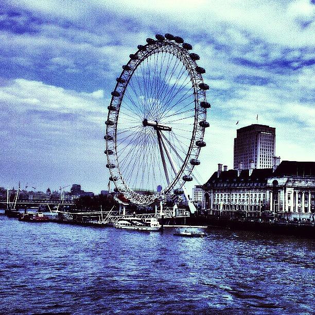 Instagrammer Photograph - London Eye!! #2 by Chris Drake