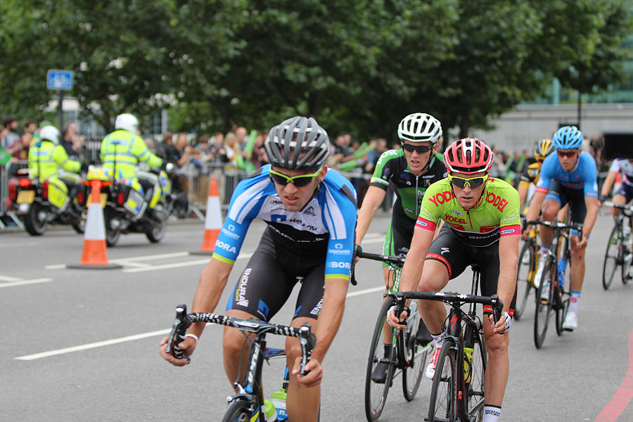 London UK 22nd September 2013. The Tour of Britain Cycling race ...