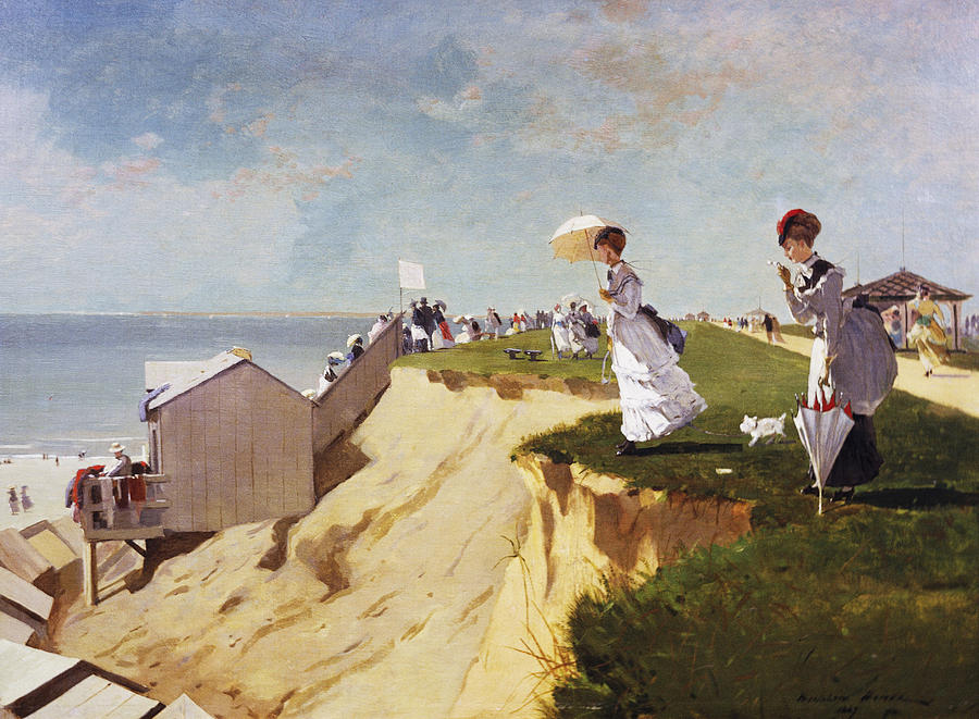 Winslow Homer Painting - Long Branch New Jersey #2 by Celestial Images