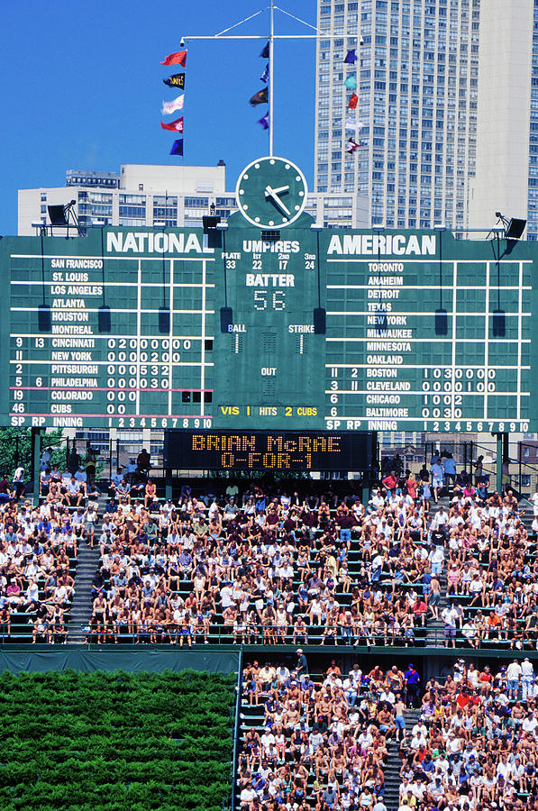 Major League Movie Photograph - Long View Of Scoreboard And Full #2 by Panoramic Images