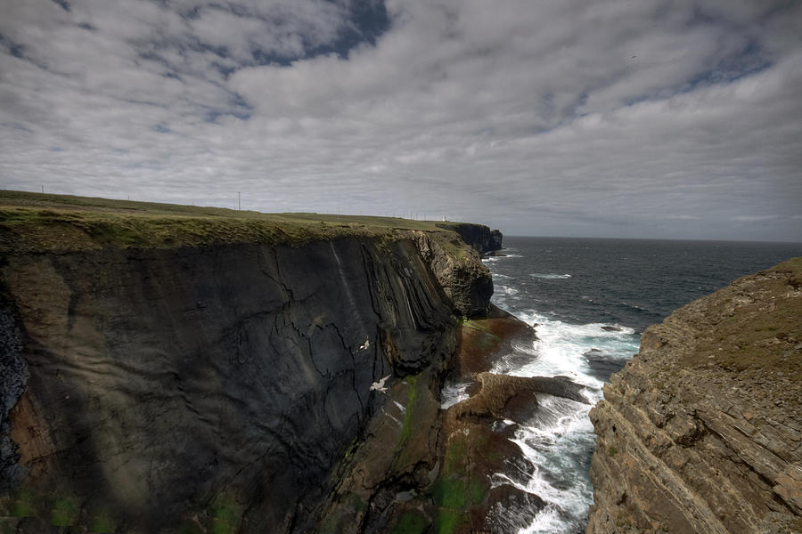 Clare Photograph - Loop Head Cliffs #2 by John Quinn