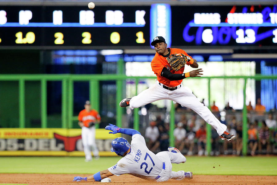 Los Angeles Dodgers V Miami Marlins Photograph by Rob Foldy Los Angeles Dodgers V Miami Marlins Photograph by Rob Foldy