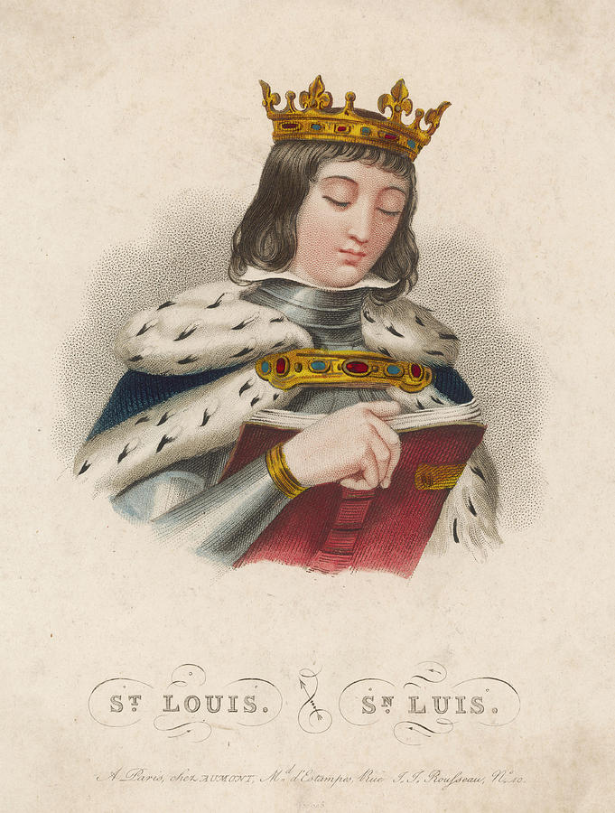 St. Louis IX, King of France Framed - Portraits of Saints