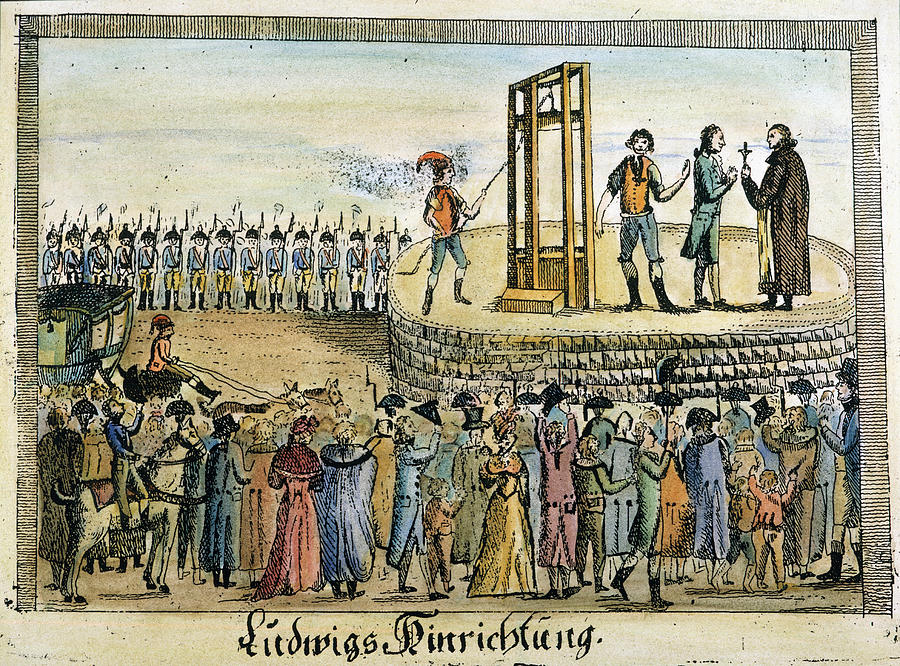 Louis Xvi Execution Painting by Granger