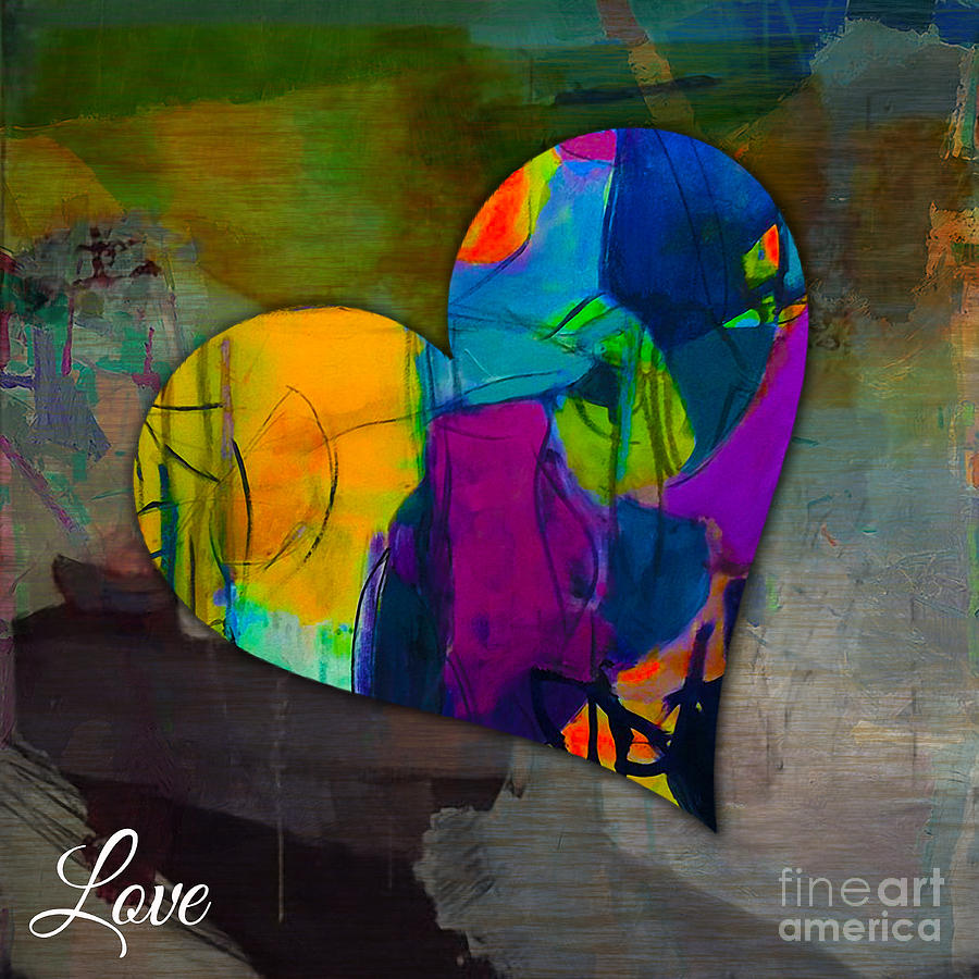 Love Mixed Media - Love #2 by Marvin Blaine