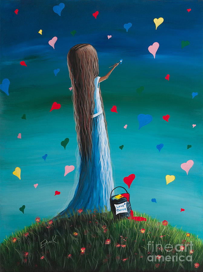 Love Therapy by Shawna Erback #2 Painting by Moonlight Art Parlour