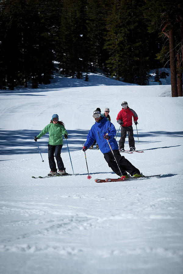 Low Angle Perspective Of A Ski #2 Photograph by Trevor Clark - Fine Art ...