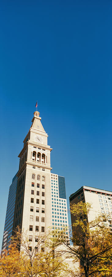 Architecture Photograph - Low Angle View Of A Clock Tower #2 by Panoramic Images