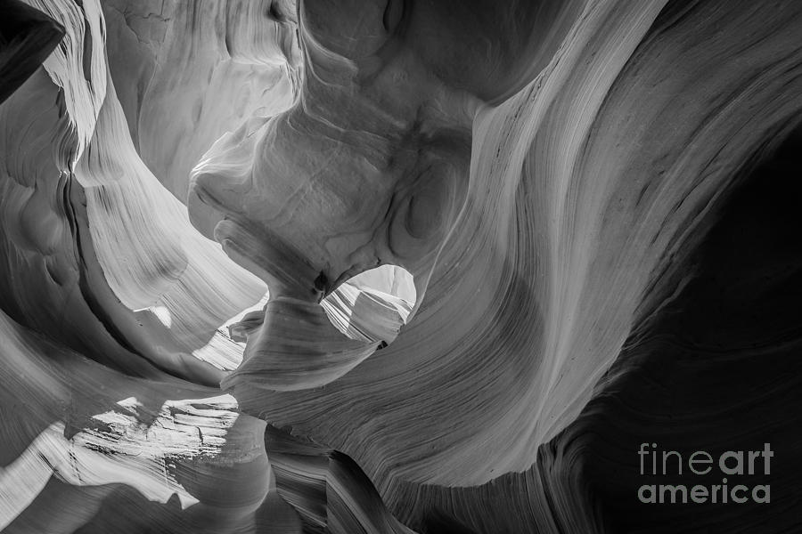 Lower Antelope Canyon BW #2 Photograph by Michael Ver Sprill